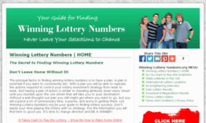 Winning-lottery-numbers.org thumbnail