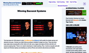 Winningbaccaratsystems.com thumbnail