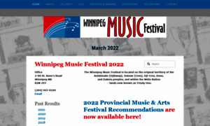 Winnipegmusicfestival.org thumbnail