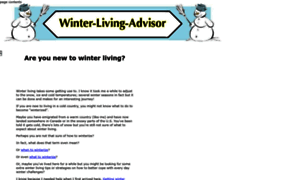 Winter-living-advisor.com thumbnail