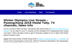 Winterolympics2018live.stream thumbnail