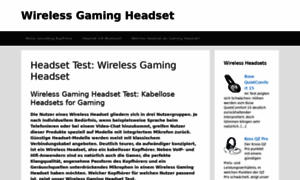 Wireless-gaming-headset.de thumbnail
