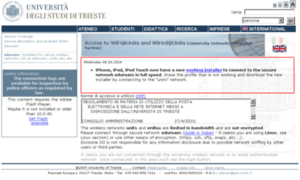 Wireless.units.it thumbnail