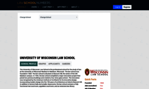 Wisconsin.lawschoolnumbers.com thumbnail