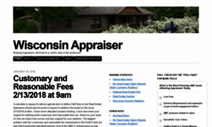 Wisconsinappraiser.wordpress.com thumbnail