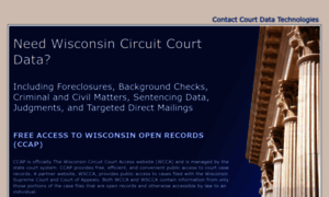 Wisconsincourtdata.com thumbnail