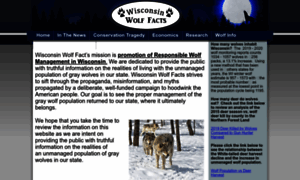 Wisconsinwolffacts.com thumbnail