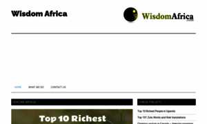 Wisdomafrica.com thumbnail