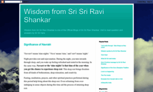 Wisdomfromsrisriravishankar.blogspot.com thumbnail