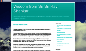 Wisdomfromsrisriravishankar.blogspot.in thumbnail