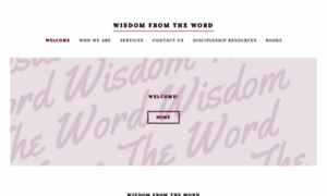 Wisdomfromtheword.org thumbnail