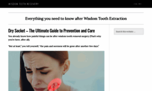Wisdomteethrecovery.net thumbnail