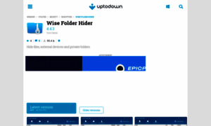 Wise-folder-hider.en.uptodown.com thumbnail