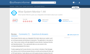 Wise-system-monitor.informer.com thumbnail