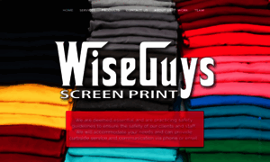 Wiseguysscreenprint.com thumbnail