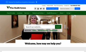 Wisehealthsystem.com thumbnail