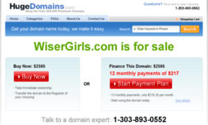 Wisergirls.com thumbnail