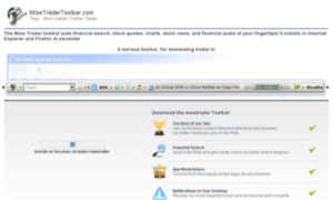 Wisetrader.communitytoolbars.com thumbnail