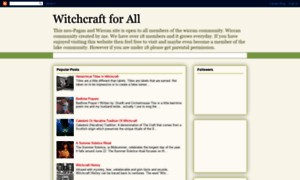 Witchcraftforall.blogspot.com thumbnail