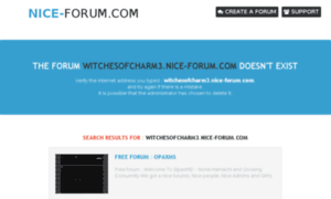 Witchesofcharm3.nice-forum.com thumbnail