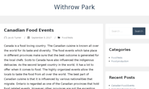 Withrowpark.ca thumbnail
