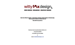 Wittyfoxdesign.co.uk thumbnail