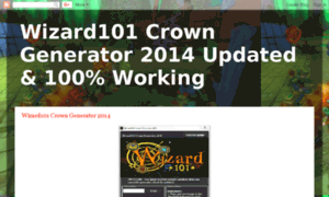 Wizard101crowngeneratorpro.blogspot.com thumbnail