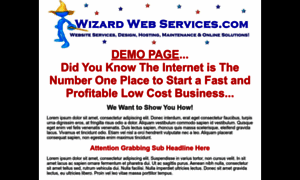 Wizardwebservices.com thumbnail