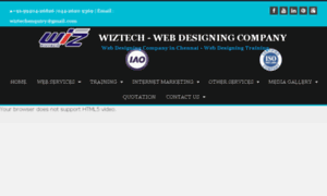 Wiztechwebdesigning.in thumbnail