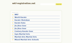 Wkf-registration.net thumbnail