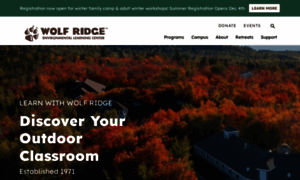 Wolf-ridge.org thumbnail