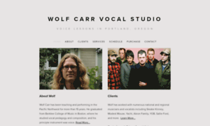 Wolfcarrvocalstudio.com thumbnail