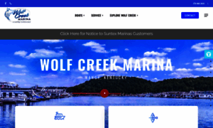 Wolfcreekmarina.com thumbnail