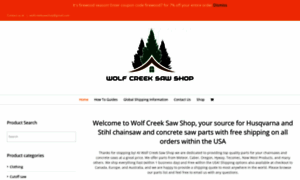 Wolfcreeksawshop.com thumbnail