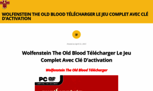 Wolfensteintheoldbloodtelecharger.wordpress.com thumbnail