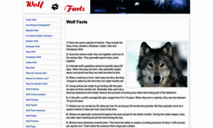 Wolffacts.org thumbnail