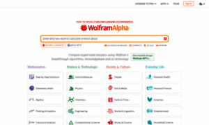 Wolframalpha.com thumbnail