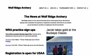 Wolfridgearchery.org thumbnail