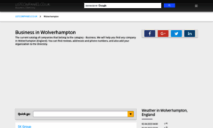 Wolverhampton-eng.listcompanies.co.uk thumbnail