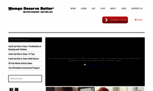 Womendeservebetter.com thumbnail