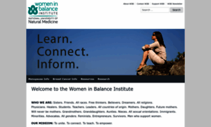 Womeninbalance.org thumbnail