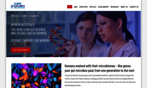 Womeninscience.com thumbnail