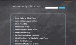 Womenonly-diets.com thumbnail