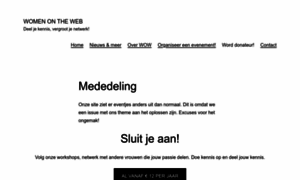 Womenontheweb.nl thumbnail