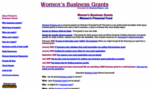 Womensbusinessgrants.com thumbnail
