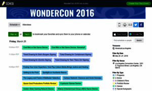 Wondercon2016.sched.org thumbnail