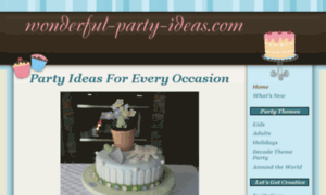 Wonderful-party-ideas.com thumbnail