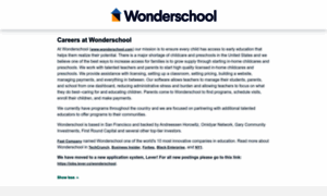 Wonderschool.workable.com thumbnail