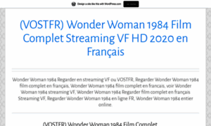 Wonderwoman1984filmstreamingvostfr.wordpress.com thumbnail