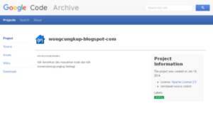 Wongcungkup-blogspot-com.googlecode.com thumbnail